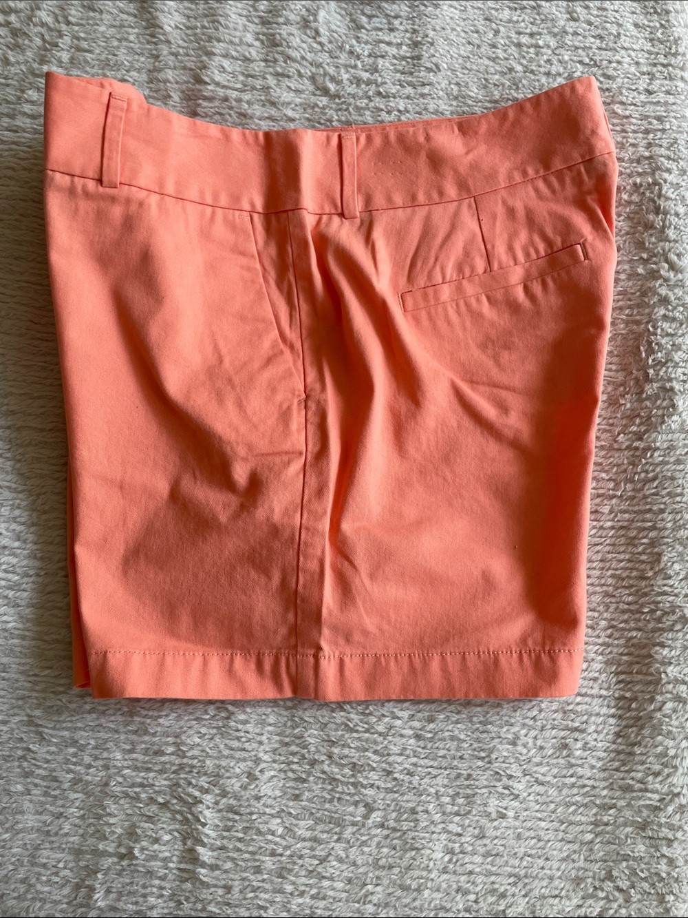 LOFT Coral-Peach Cotton Blend Women's Shorts